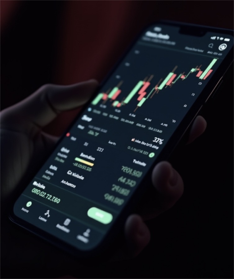 smartphone in hand